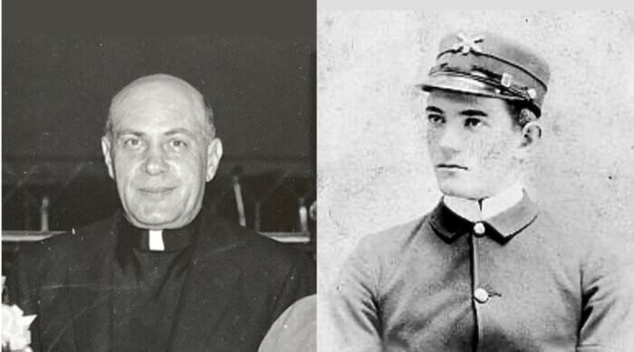 (L) Monsignor Vincent O. Genova. (R) Nicholas Ford