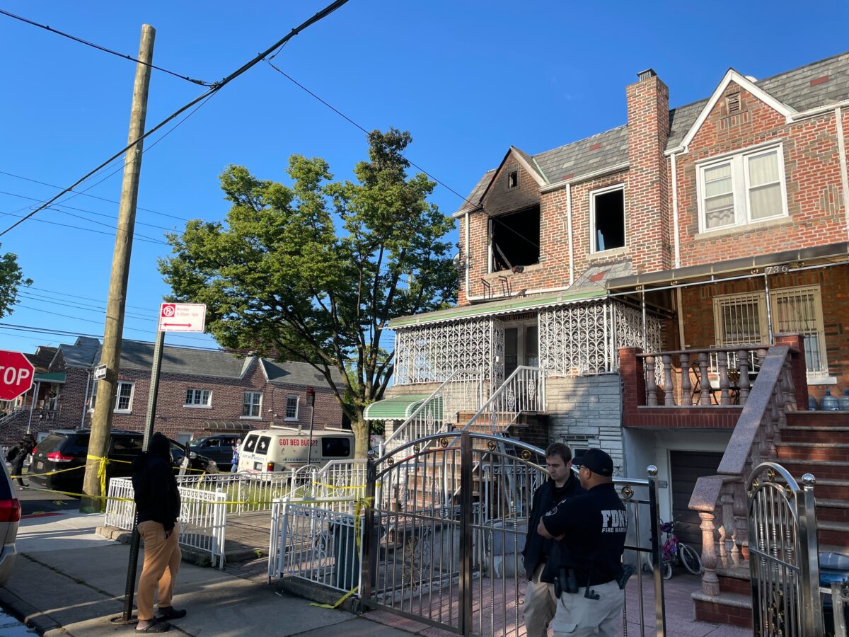 The fatal fire took 12 units and 60 members to subdue in East Flatbush.
