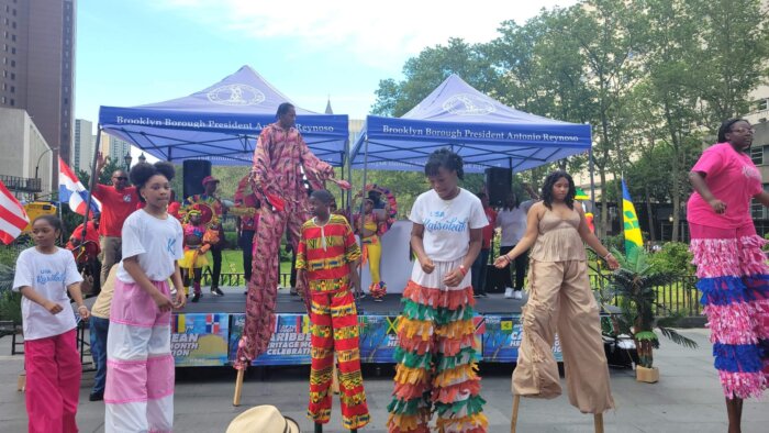 Tons of performers celebrated Caribbean Heritage Month at the day-long festival hosted by the borough president.