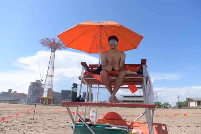 lifeguard on brooklyn beaches