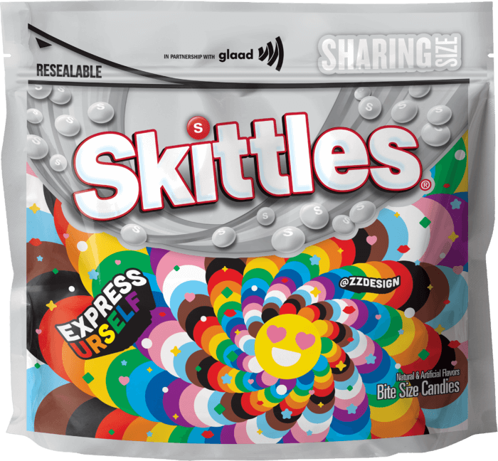 Zipeng Zhu's Skittles design