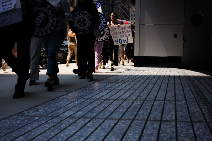 brooklyn defender services picket line