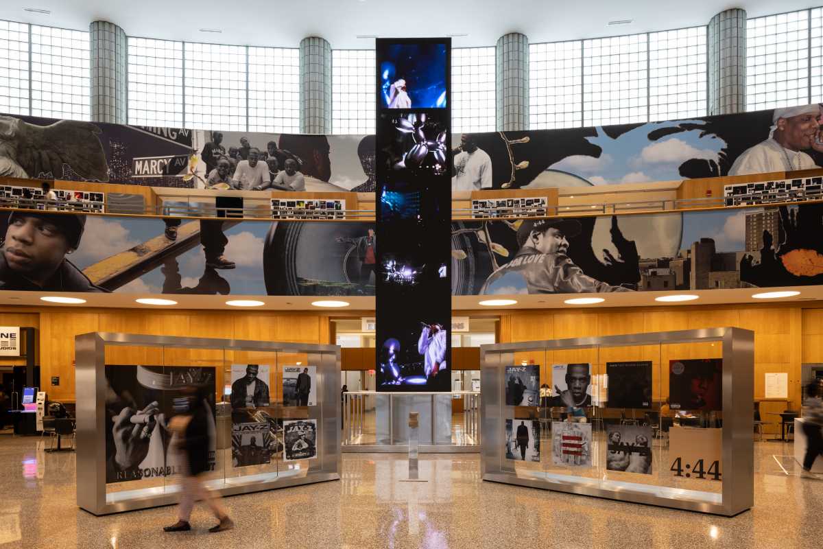 Jay-Z brooklyn public library exhibit