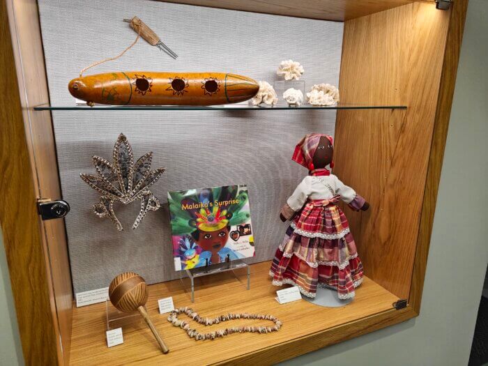 pieces from the childrens museum collection at the library