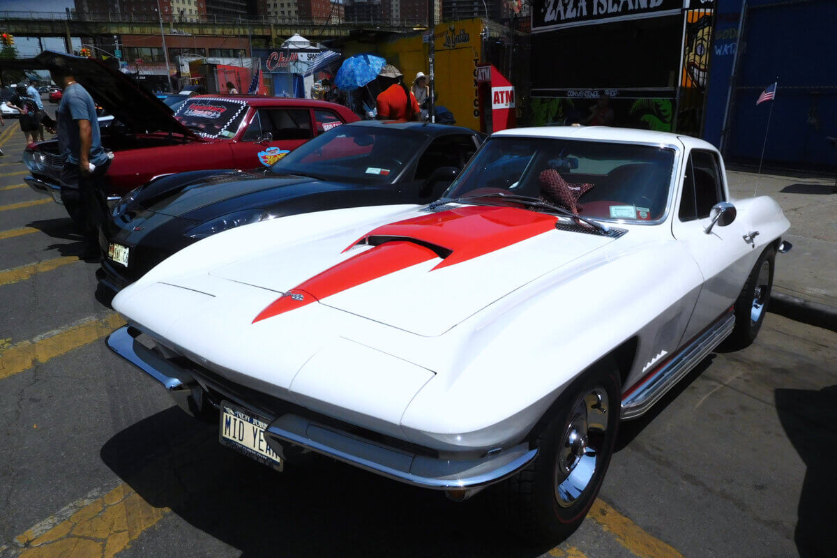 Attendees said over 30 cars, gathered on W. 12 and Surf to sho off their antique automobiles to appreciative fans.