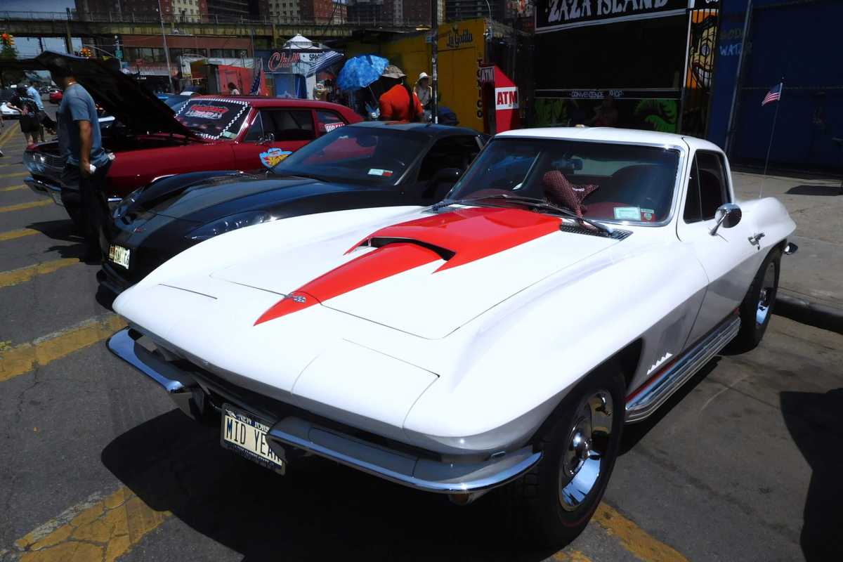 Attendees said over 30 cars, gathered on W. 12 and Surf to sho off their antique automobiles to appreciative fans.