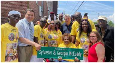 mceaddy street co-name sign