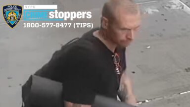 Image of individual who committed hate crime burglary in Sheepshead Bay.