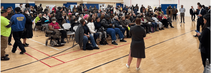 The event organizer shared essential details on the casino bidding process while giving the audience a chance to give feedback.