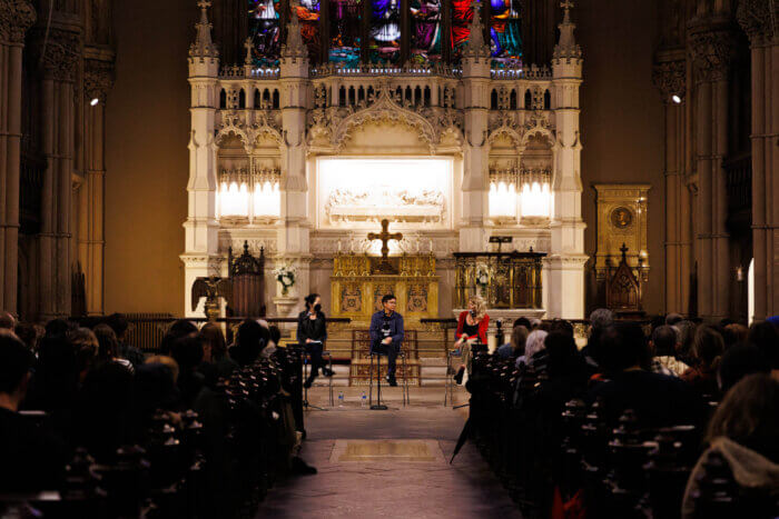 brooklyn book festival indoors