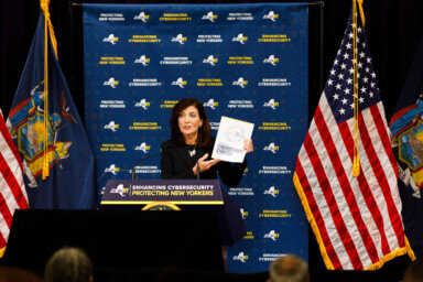 governor kathy hochul at cybersecurity announcement
