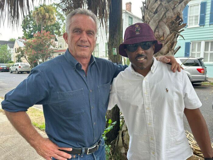 RFK Jr. with tramel thompson