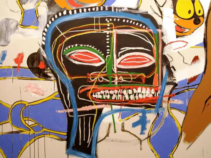 basquiat painting green-wood