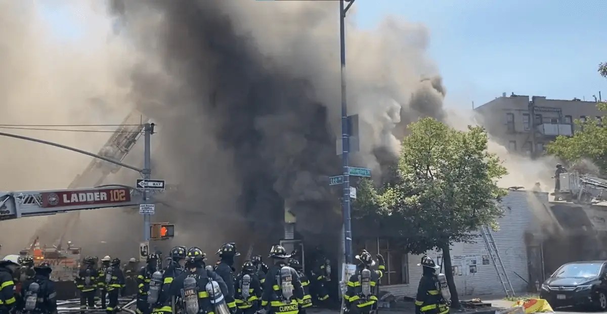Lee st and williamsburg street fire in august 2023