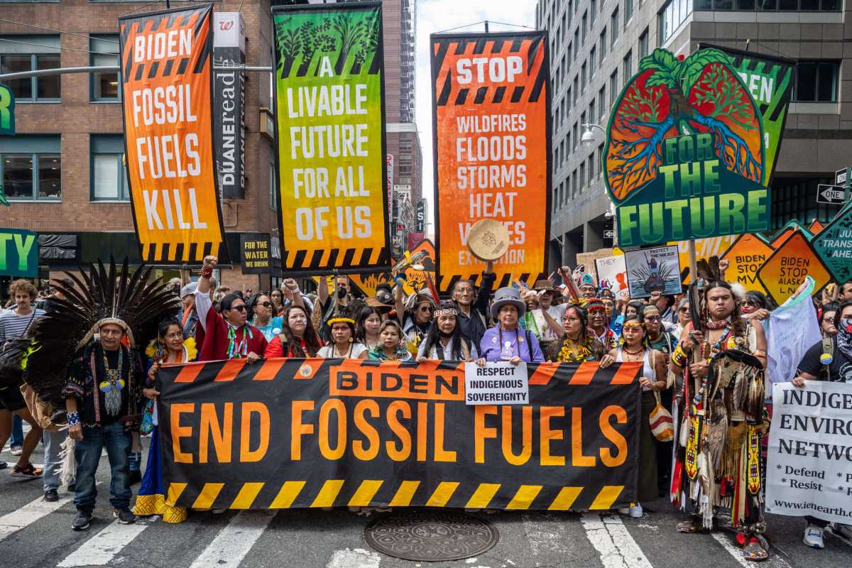 climate change protest