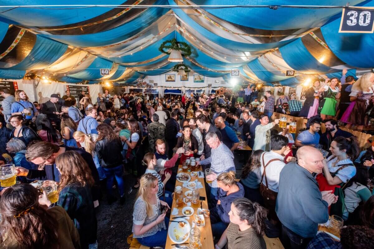 oktoberfest tent