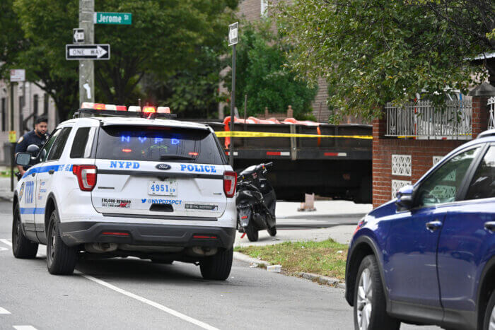 cyclist collision in east new york