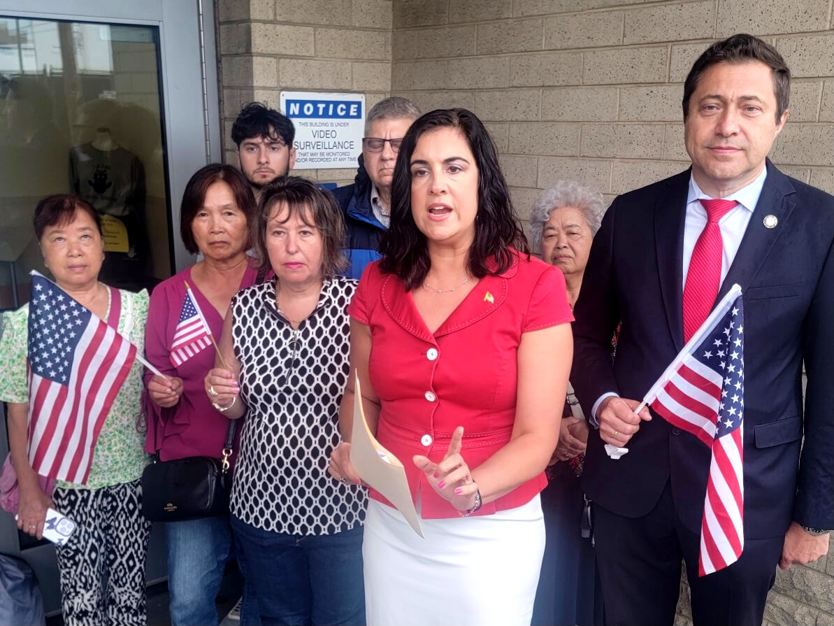 Southern Brooklyn pols want city to reevaluate local law granting non-citizens with work permits voting rights.