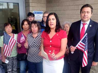 Southern Brooklyn pols want city to reevaluate local law granting non-citizens with work permits voting rights.
