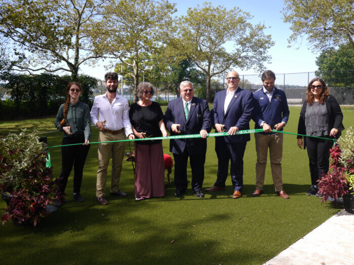 Bay Ridge unveils new dog run named after late community member and dog lover.