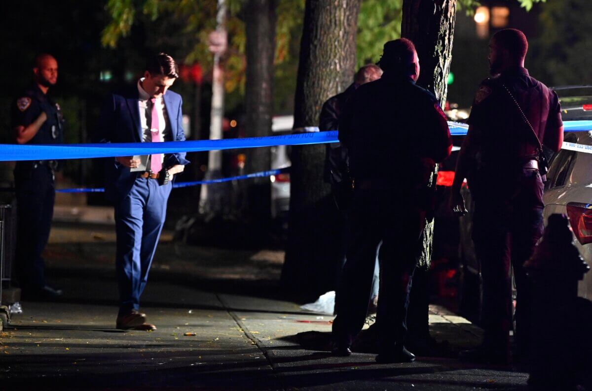 scene of crown heights shooting