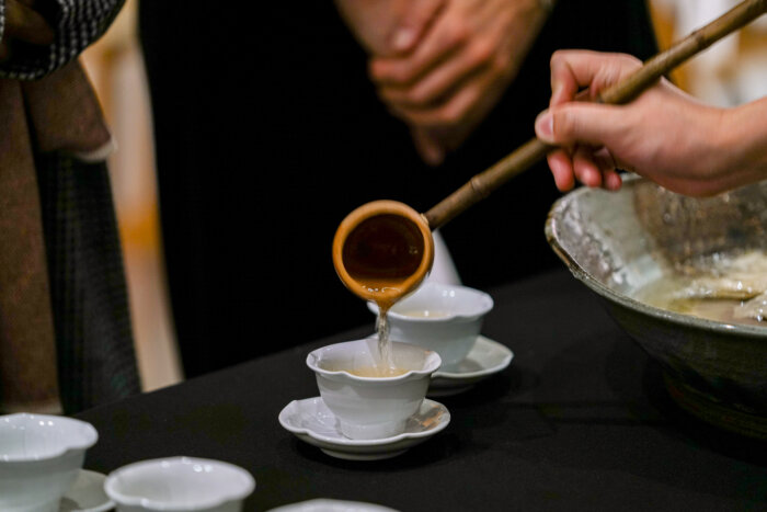 tea at hangawi korean festival