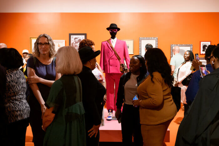 Spike lee's pink suit