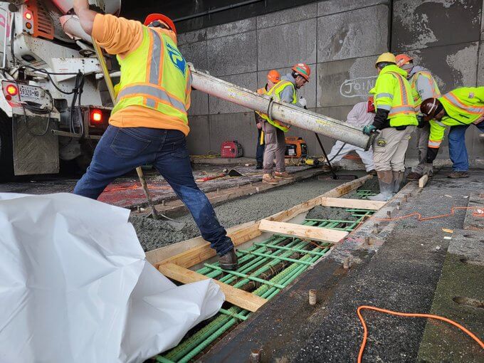 crews on BQE