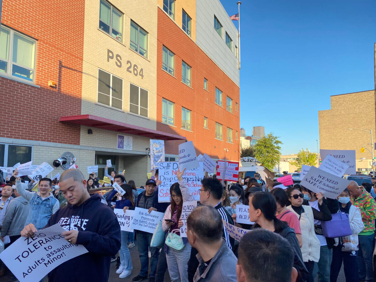 rally for bensonhurst father