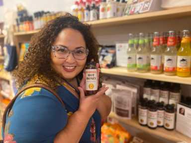 Gloribelle Perez at Brooklyn Made Hispanic Heritage Month event
