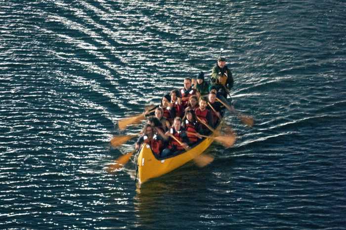 River watchers play in newtown creek greenpoint