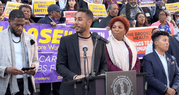 reynoso at one brookly health rally