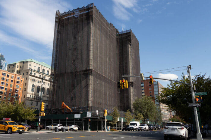 construction at Boerum Hill jail