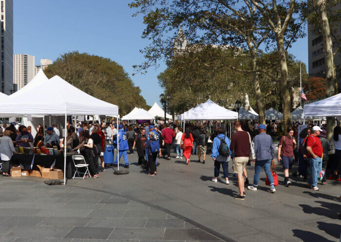 brooklyn book festival tents