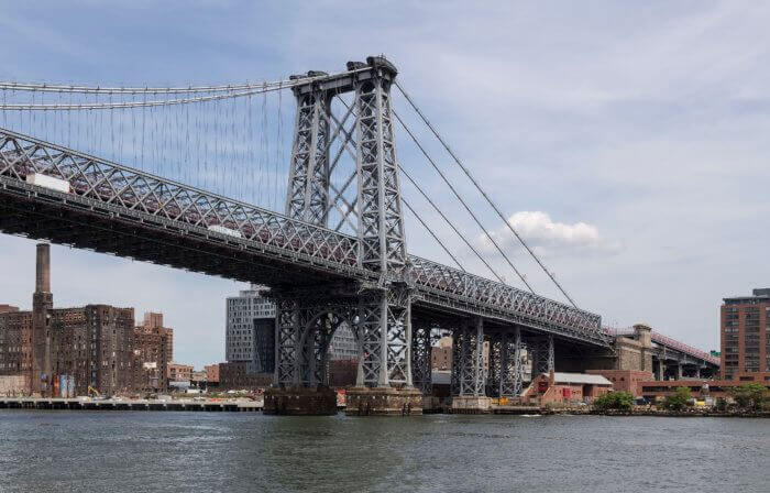 A distressed man shut down service on the Williamsburg Bridge on Friday morning.