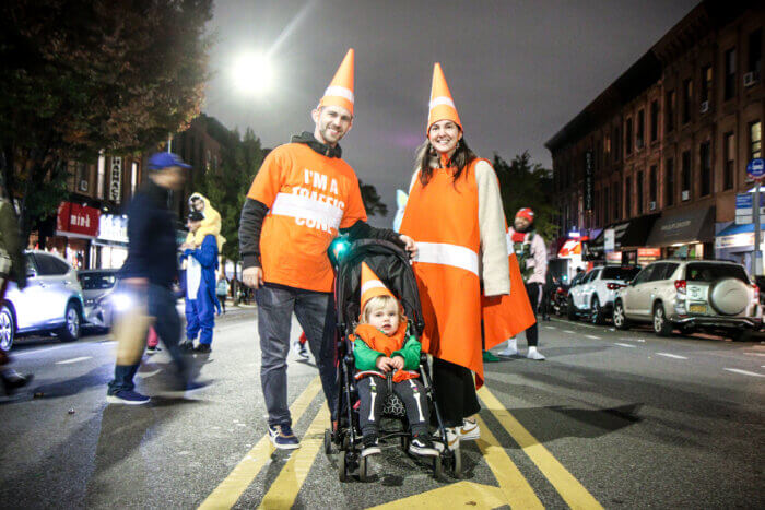 traffic cone halloween parade