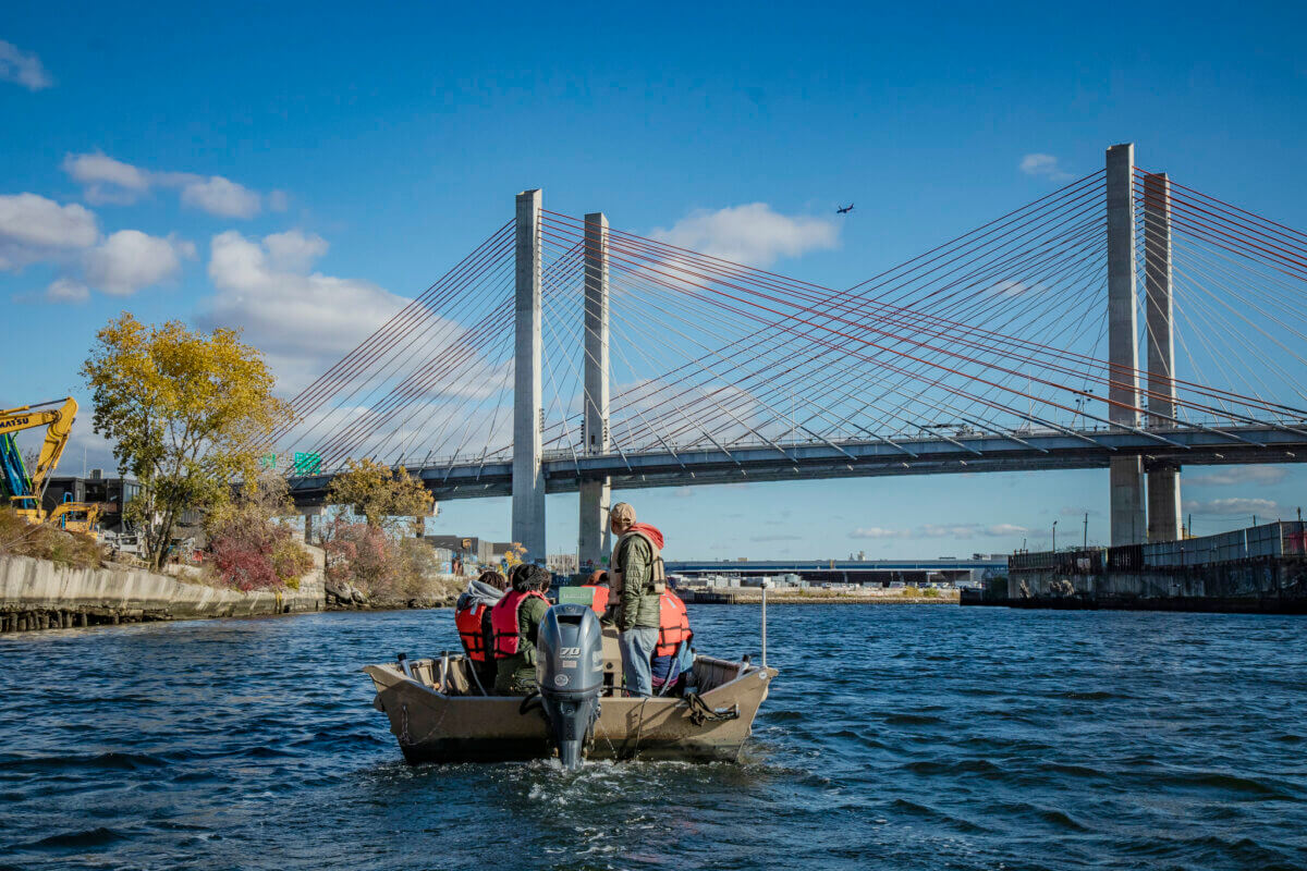 newtown creek with bridge