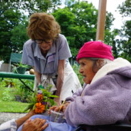 people at brooklyn botanic garden memory program