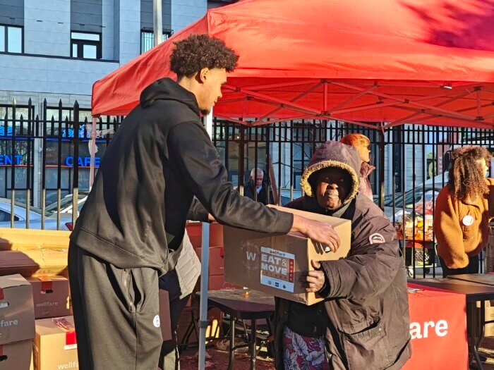 Cameron Johnson at Marcy Houses giveaway