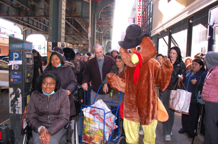 turkey giveaway reaching out community services