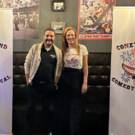 people at coney island open mic series