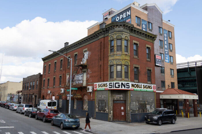 building near broadway junction rezoning