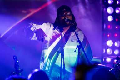 Leon Thomas III, Brooklyn born actor, producer and singer, performs at Baby’s All Right on Nov. 29.