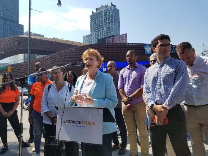 jo anne simon at barclays center 