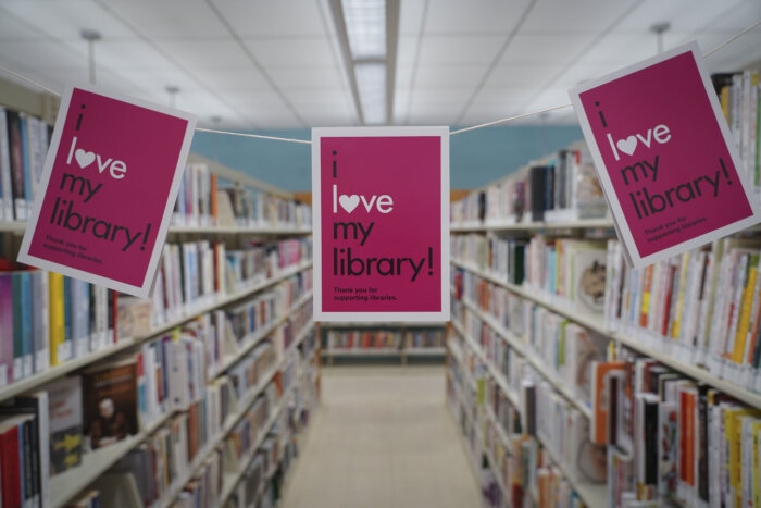 brooklyn public library sign