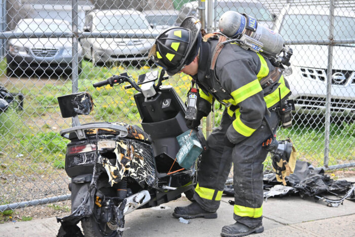 burned-out e-bike