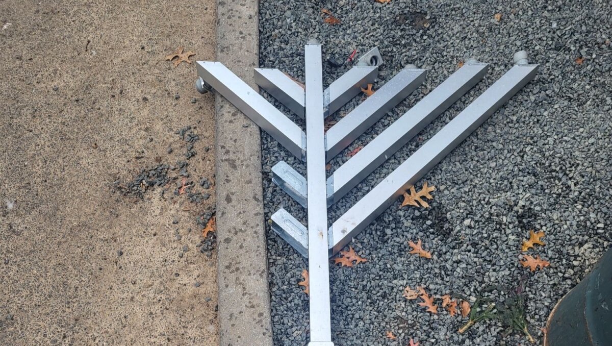 Sunset Park Chabad have started a fundraiser to replace the two menorahs which were damaged during the separate incidents