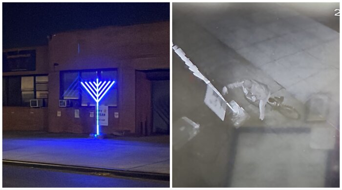 sunset park menorah and suspect