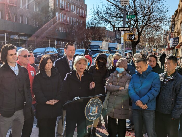 state sen. iwen chu e-bike press conference