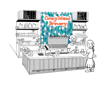 coney island brewery comic